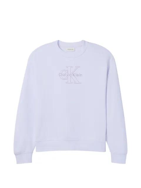 logo crew neck sweatshirt by CALVIN KLEIN