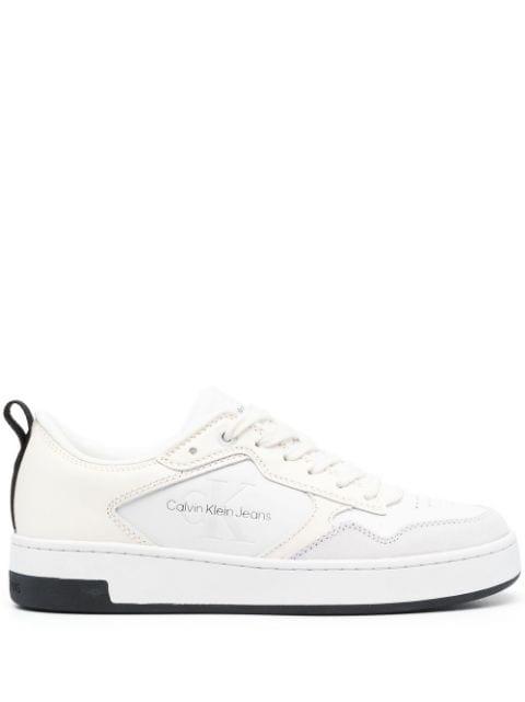 logo-debossed panelled sneakers by CALVIN KLEIN