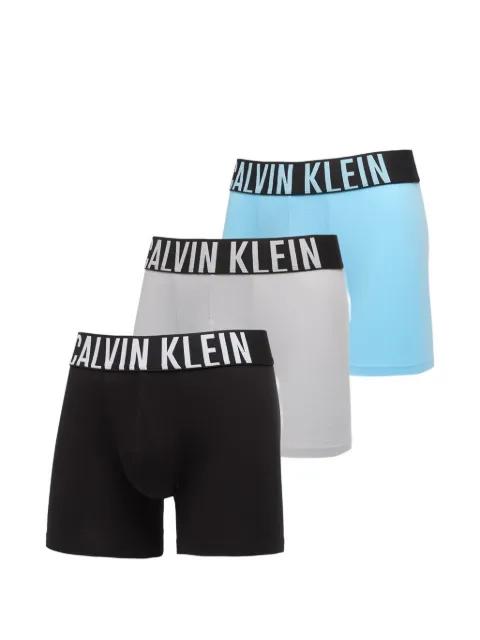 logo-detail boxers (set of three) by CALVIN KLEIN