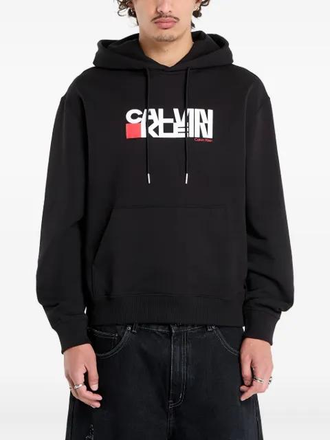 logo-detail hoodied hoodie by CALVIN KLEIN