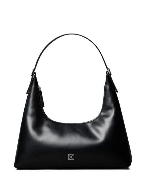 logo-detail leather shoulder bag by CALVIN KLEIN