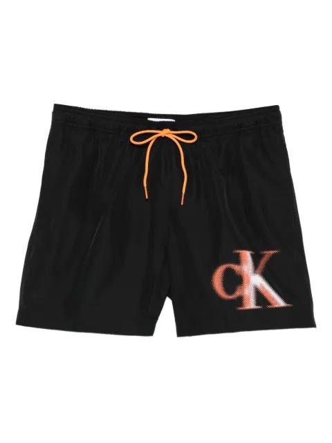 logo drawstring swim shorts by CALVIN KLEIN