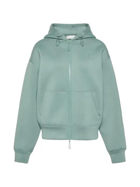 logo-embossed zip-up hoodie by CALVIN KLEIN
