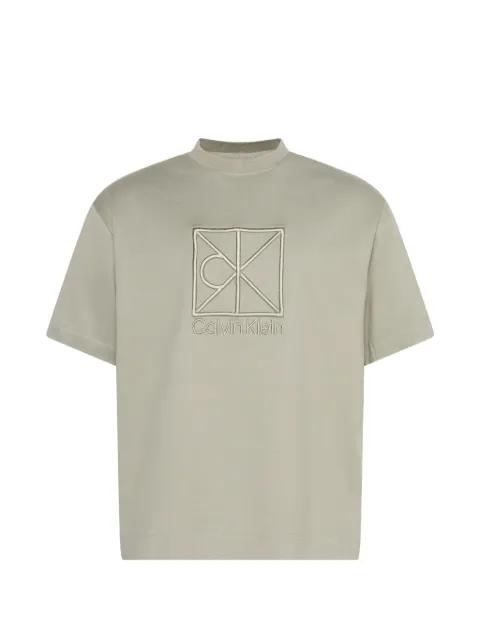 logo-embroidered T-shirt by CALVIN KLEIN