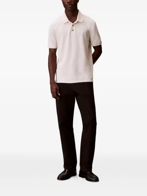 logo-embroidered short-sleeve polo shirt by CALVIN KLEIN