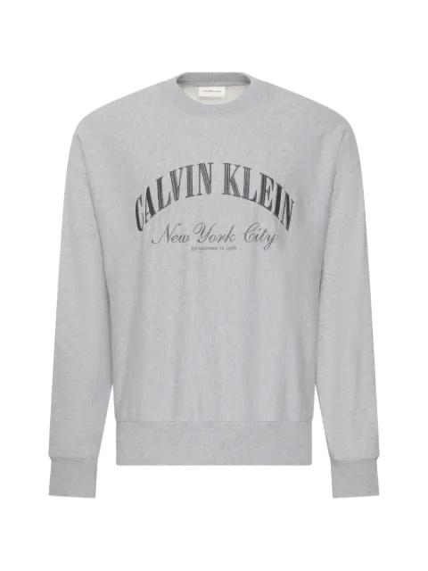 logo-embroidery sweatshirt by CALVIN KLEIN