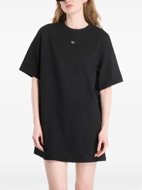 logo-patch T-shirt dress by CALVIN KLEIN