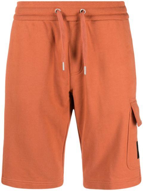 logo-patch cotton track pants by CALVIN KLEIN