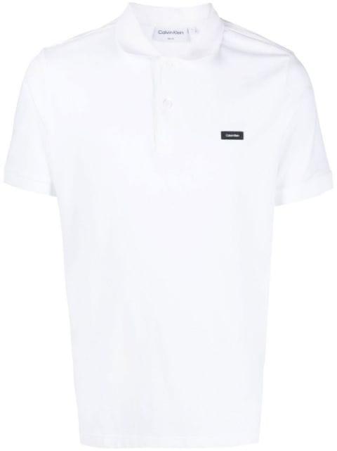 logo-patch polo by CALVIN KLEIN