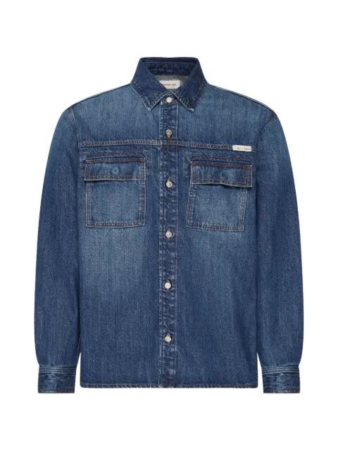 logo-patch shirt by CALVIN KLEIN