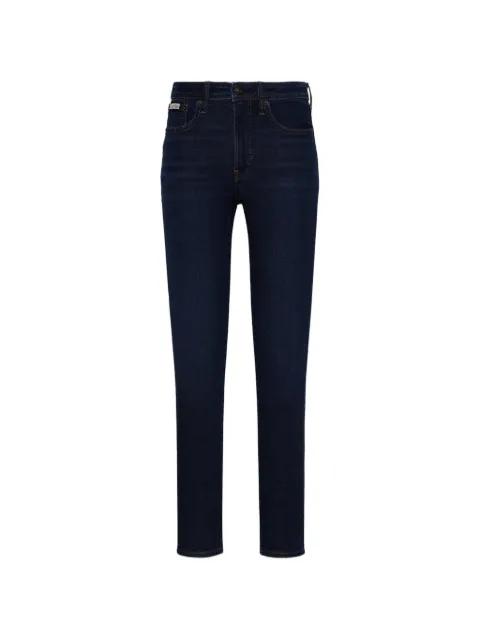logo-patch skinny jeans by CALVIN KLEIN