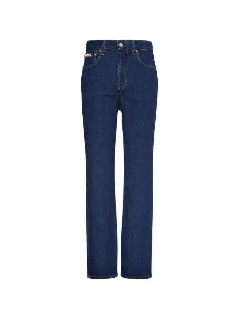 logo-patch straight-leg jeans by CALVIN KLEIN