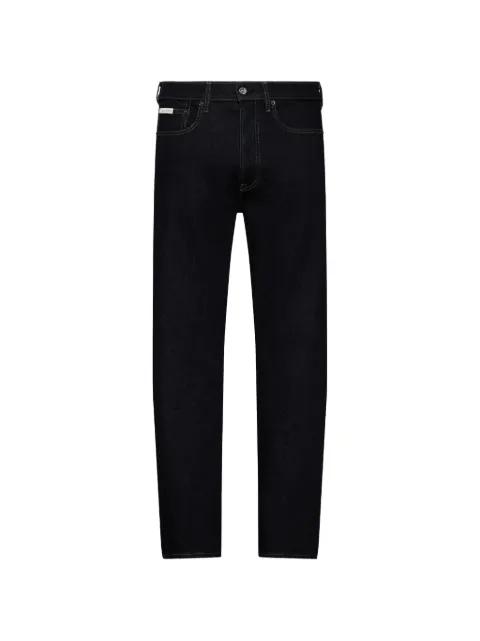 logo-patch straight-leg jeans by CALVIN KLEIN