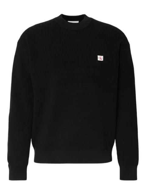 logo-patch sweater by CALVIN KLEIN