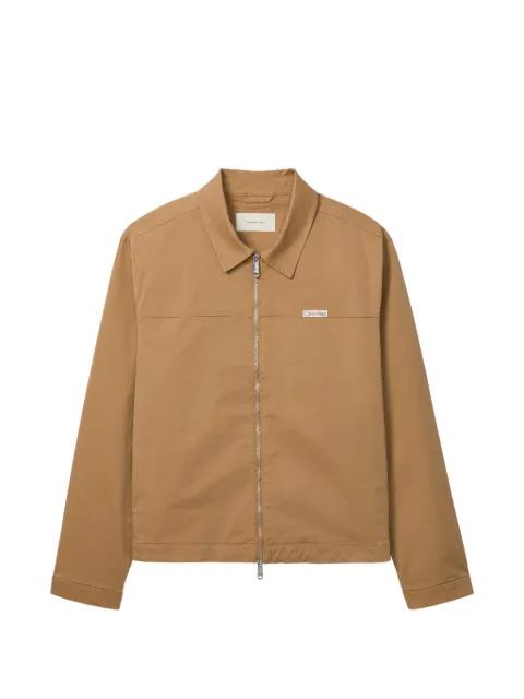 logo-patch zip-up jacket by CALVIN KLEIN