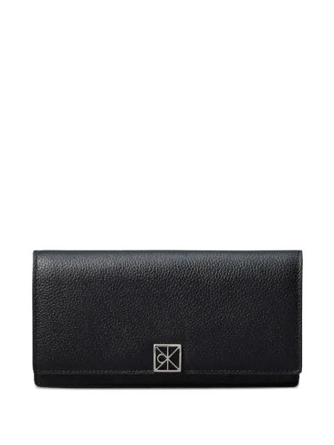 logo-plaque pebbled wallet by CALVIN KLEIN