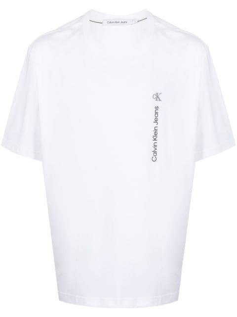 logo-print cotton T-shirt by CALVIN KLEIN