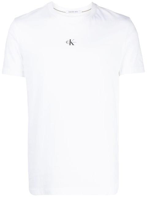 logo-print cotton T-shirt by CALVIN KLEIN