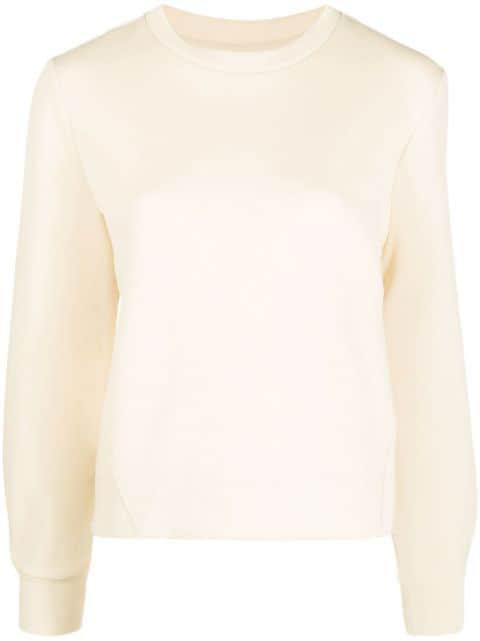 logo-print crew neck sweatshirt by CALVIN KLEIN