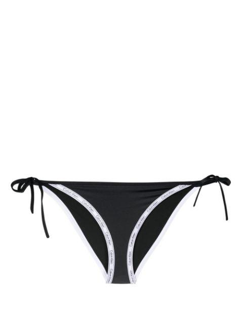 logo-print strap bikini bottoms by CALVIN KLEIN