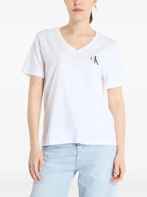 logo v-neck tee by CALVIN KLEIN