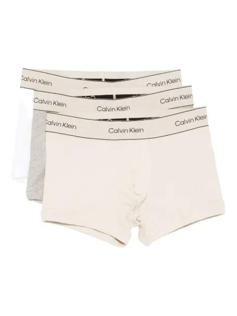 logo-waistband boxers (pack of three) by CALVIN KLEIN