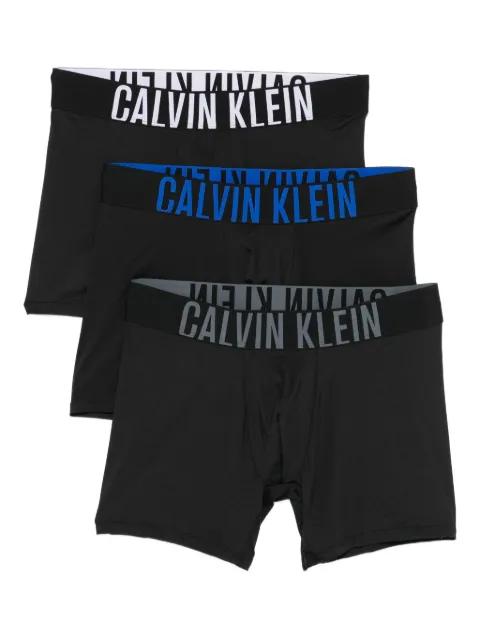 logo-waistband boxers (pack of three) by CALVIN KLEIN