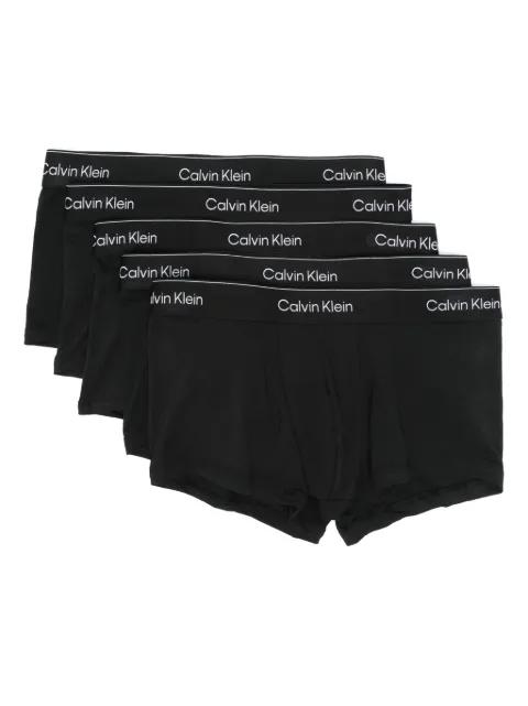 logo-waistband briefs (pack of five) by CALVIN KLEIN