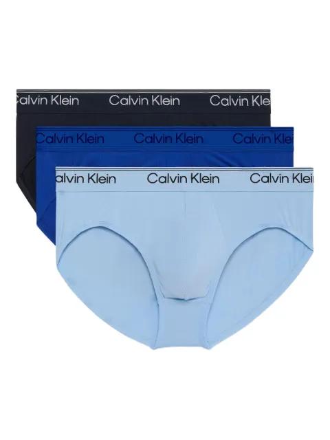 logo-waistband briefs (pack of three) by CALVIN KLEIN