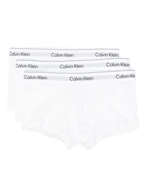 logo-waistband briefs (pack of three) by CALVIN KLEIN