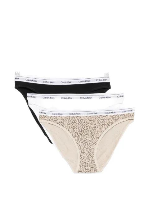 logo-waistband briefs (set of three) by CALVIN KLEIN