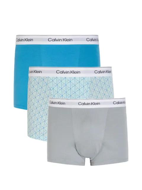 logo-waistband trunks (set of three) by CALVIN KLEIN