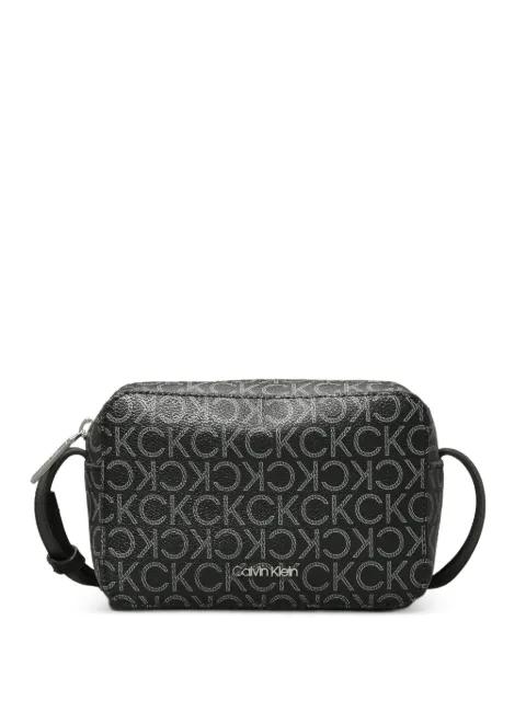 logo zip shoulder bag by CALVIN KLEIN