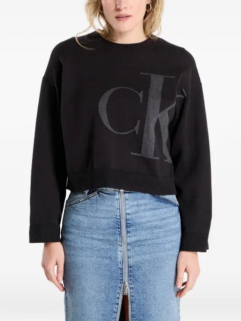 long sleeve logo sweater by CALVIN KLEIN