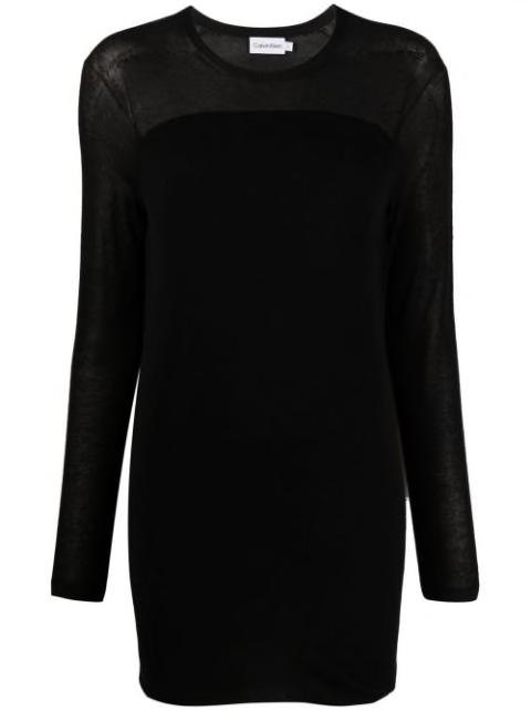 long-sleeve sweater dress by CALVIN KLEIN