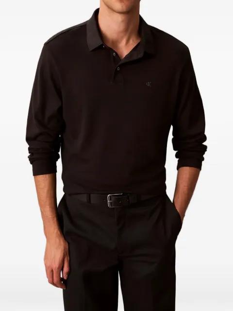 long-sleeves polo shirt by CALVIN KLEIN
