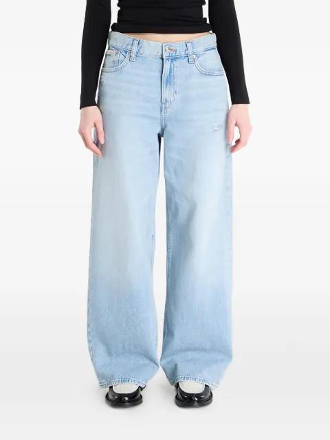low-rise baggy jeans by CALVIN KLEIN