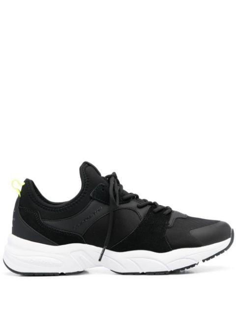 low-top lace-up sneakers by CALVIN KLEIN