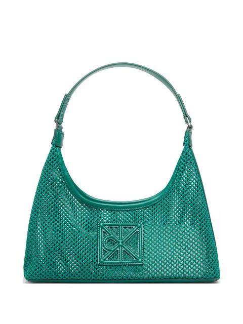 mesh logo-patch shoulder bag by CALVIN KLEIN