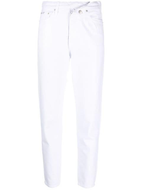 mid-rise tapered-leg jeans by CALVIN KLEIN