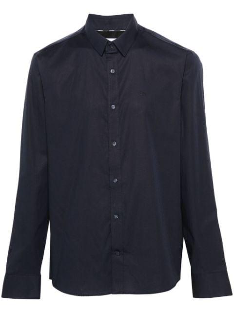 monogram-embroidered cotton shirt by CALVIN KLEIN