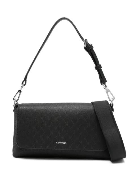 monogram-pattern shoulder bag by CALVIN KLEIN