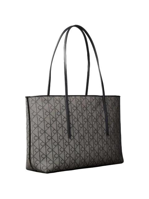 monogram-print tote bag by CALVIN KLEIN