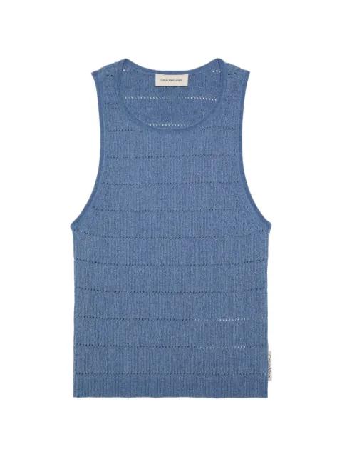 openwork-construction top by CALVIN KLEIN