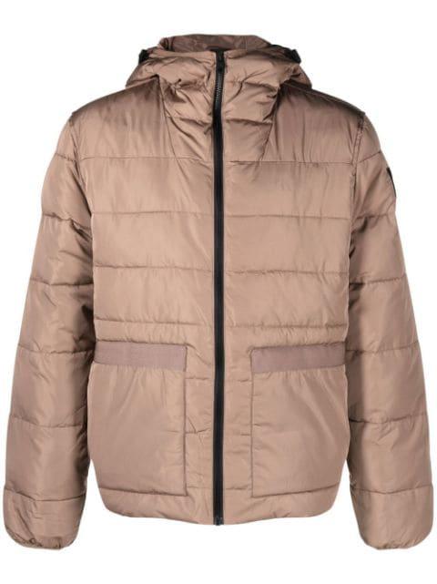 padded hoodied jacket by CALVIN KLEIN