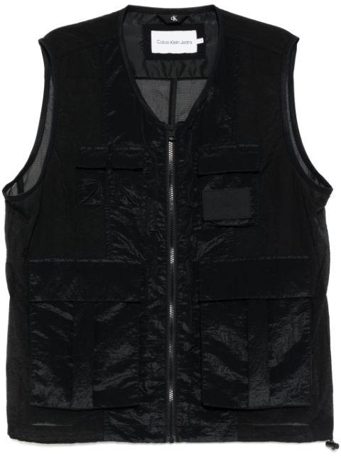 panelled gilet by CALVIN KLEIN