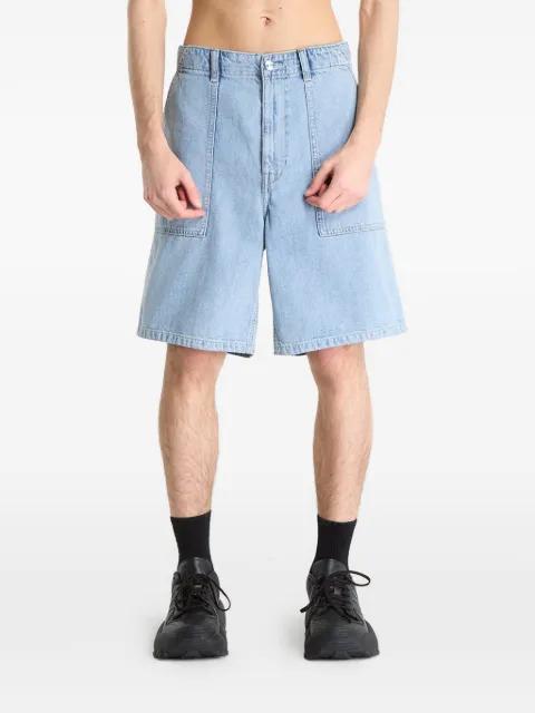 patch-pocket denim shorts by CALVIN KLEIN