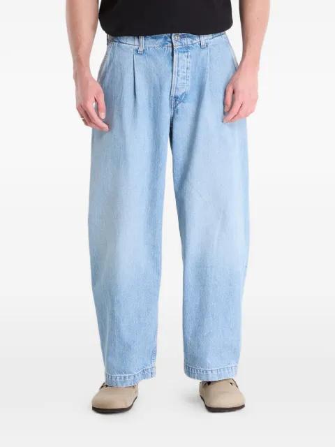 pleated-detail jeans by CALVIN KLEIN