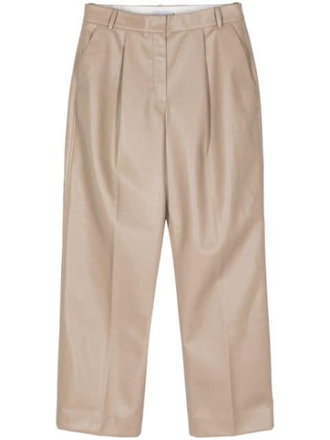 pleated straight-leg trousers by CALVIN KLEIN