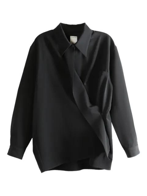 pocket draped shirt by CALVIN KLEIN